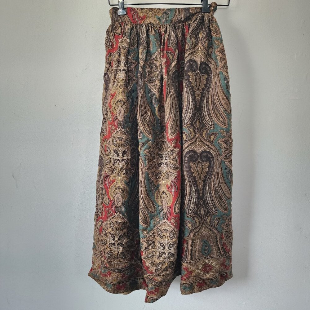 Ralph Lauren Paisley Maxi Skirt - Multicolor